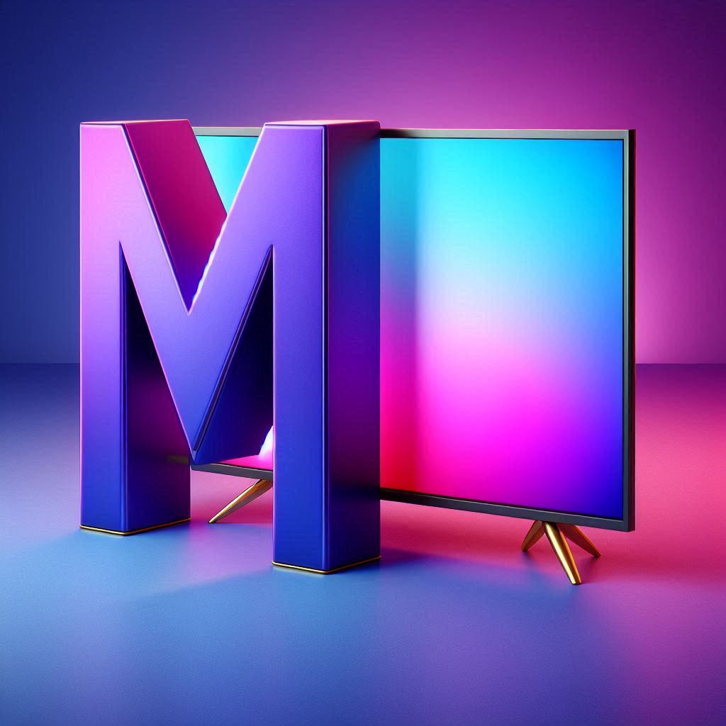 TV set — litera M