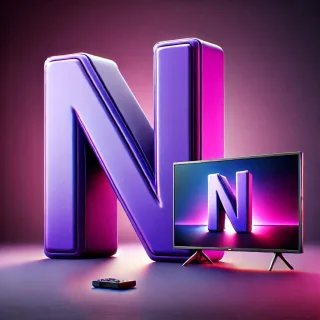 TV set — litera N (wariant 2)