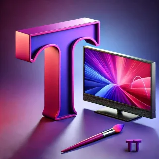 TV set — litera T (wariant 2)