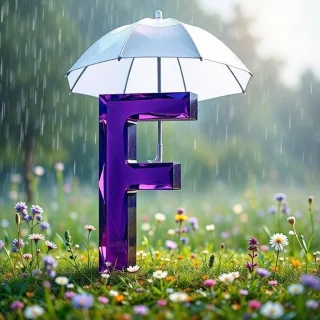 Umbrella — litera F