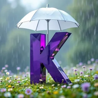 Umbrella — litera K