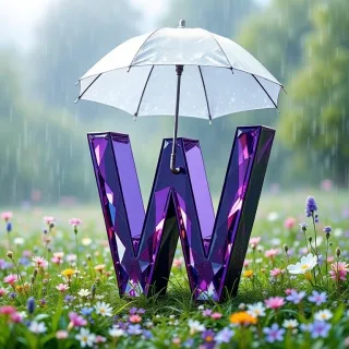 Umbrella — litera W