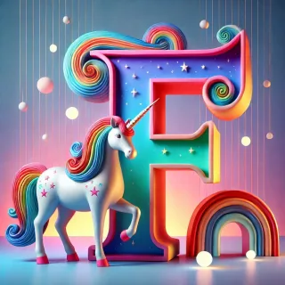 Unicorn 2 — litera F (wariant 2)