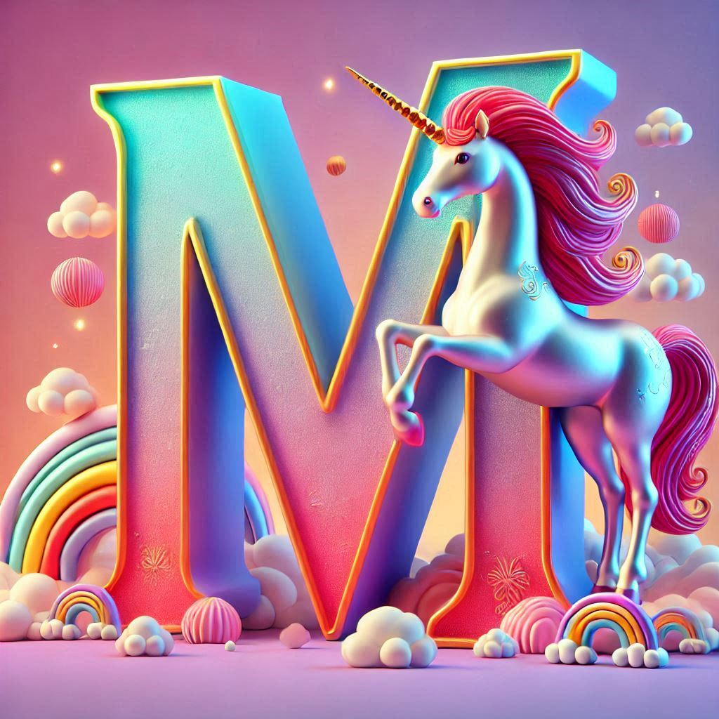 Unicorn 2 — litera M (wariant 2)