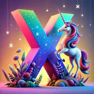 Unicorn 2 — litera X (wariant 2)