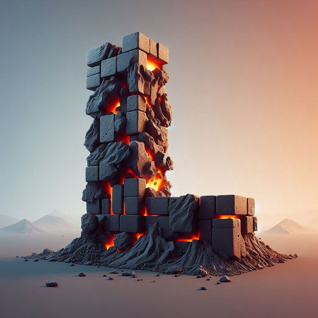 Volcano — litera L (wariant 2)