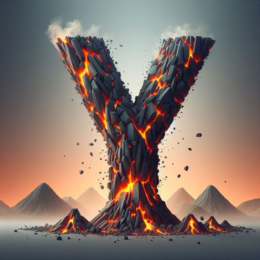 Volcano — litera W