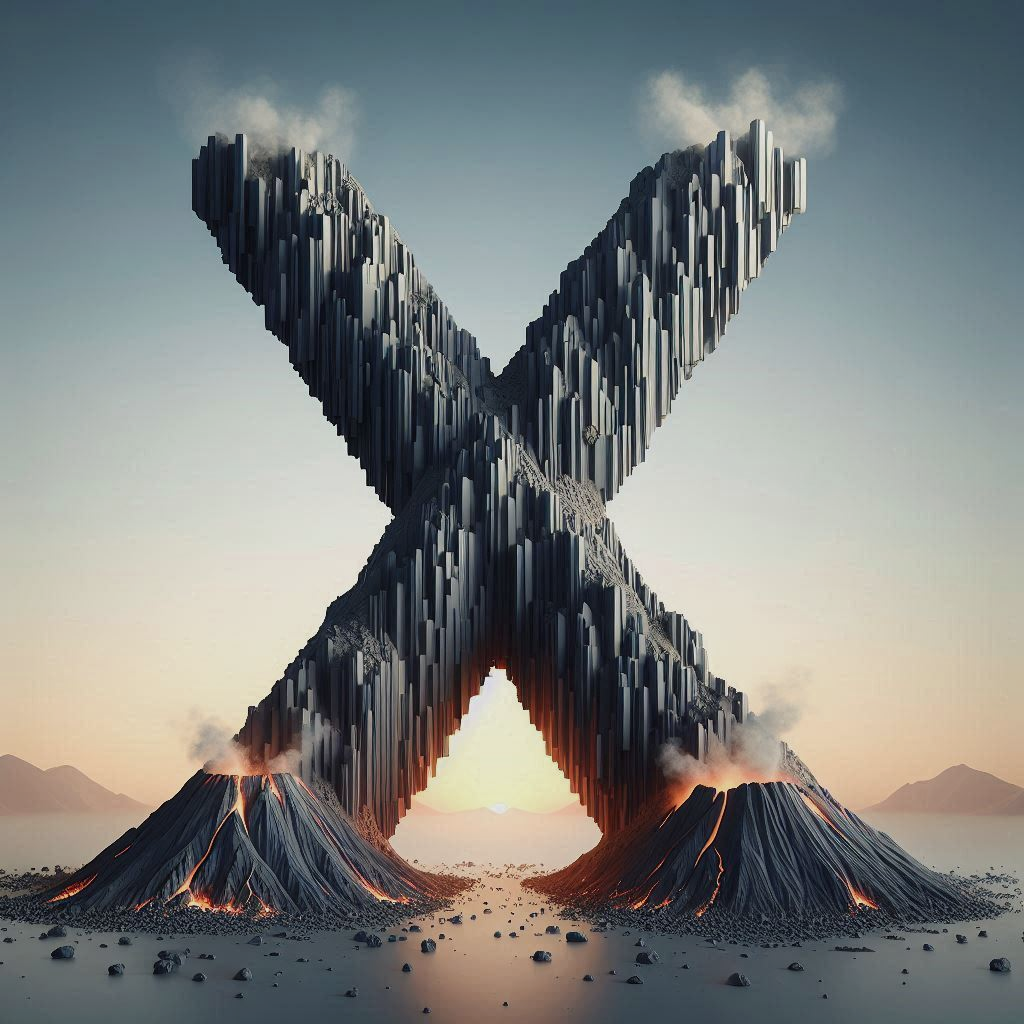 Volcano — litera Y (wariant 2)