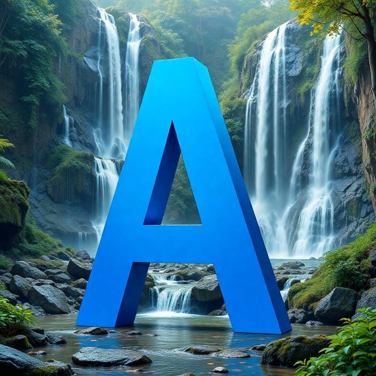 Waterfall — litera A