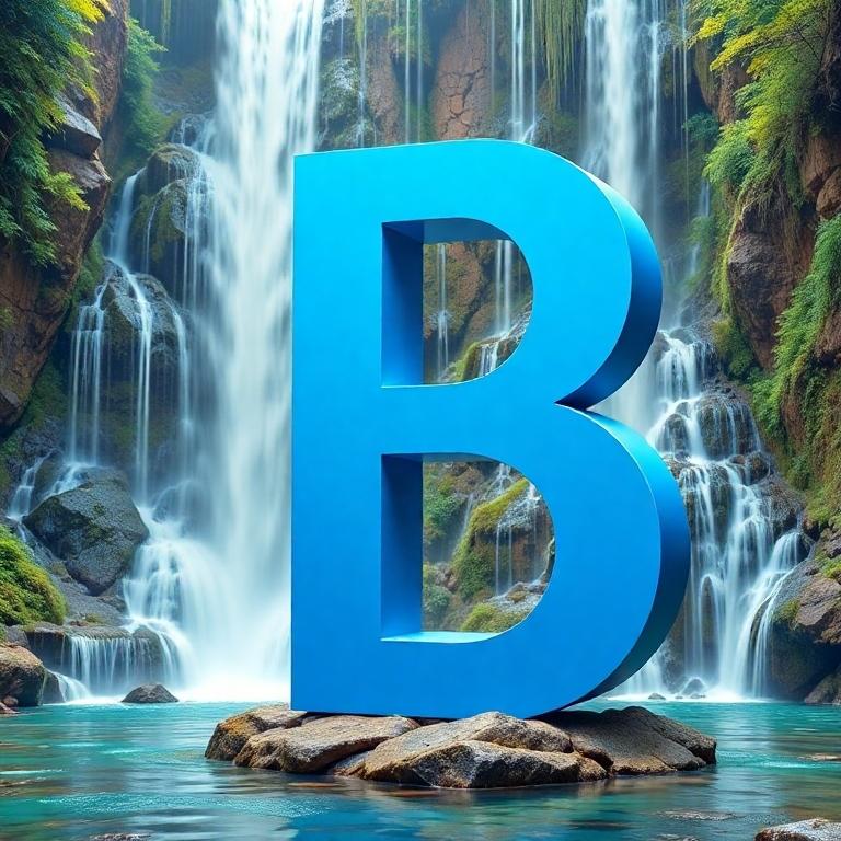 Waterfall — litera B