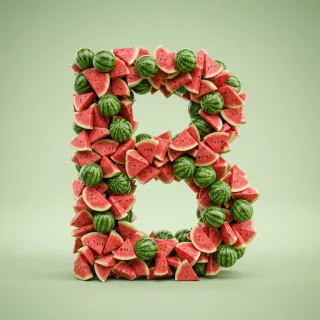 Watermelon 2 — litera B