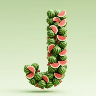 Watermelon 2 — litera J