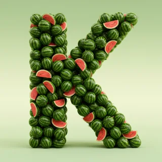 Watermelon 2 — litera K