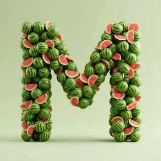 Watermelon 2 — litera M