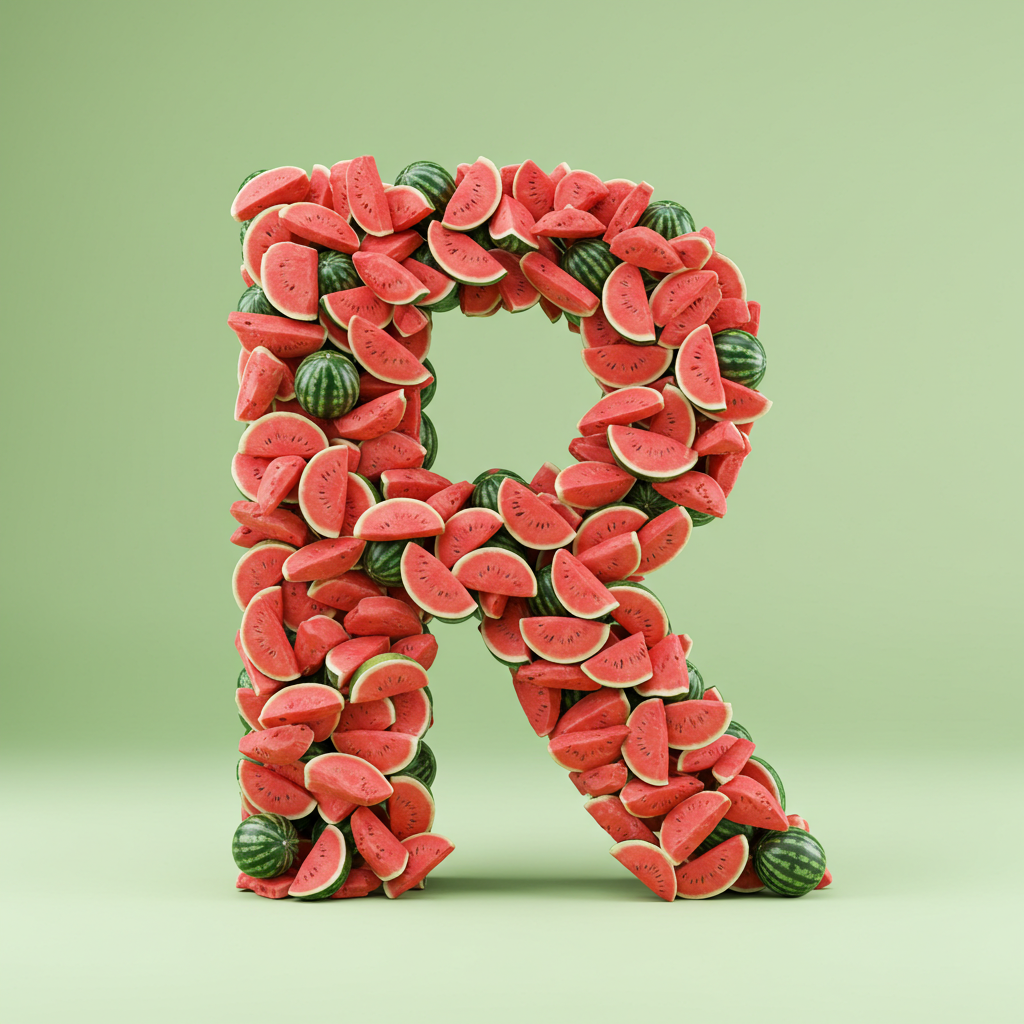 Watermelon 2 — litera R