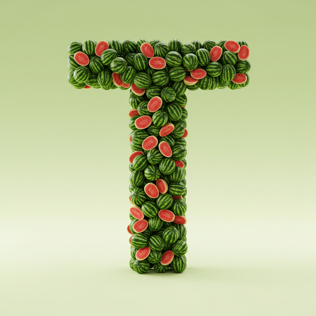 Watermelon 2 — litera T