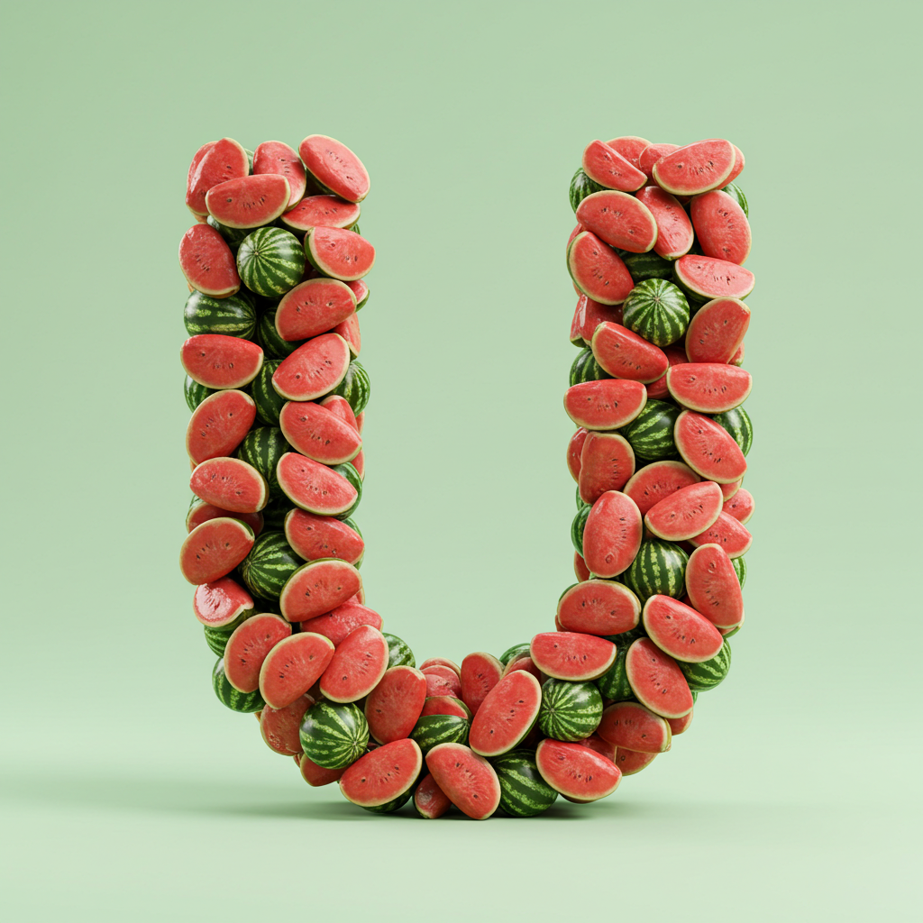 Watermelon 2 — litera U