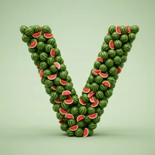 Watermelon 2 — litera V