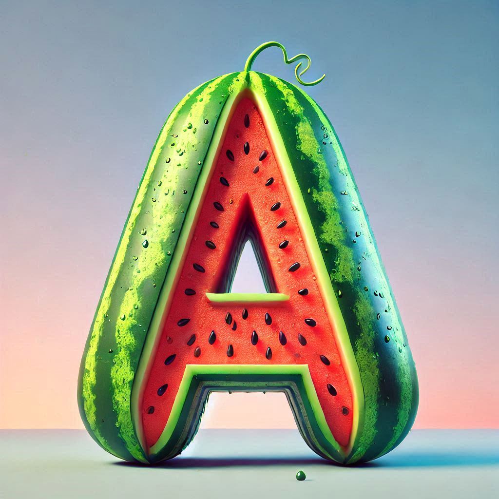 Watermelon — litera A