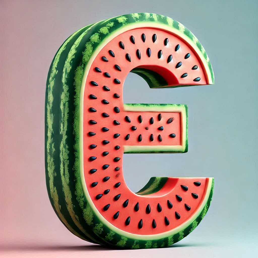 Watermelon — litera E
