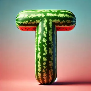 Watermelon — litera T