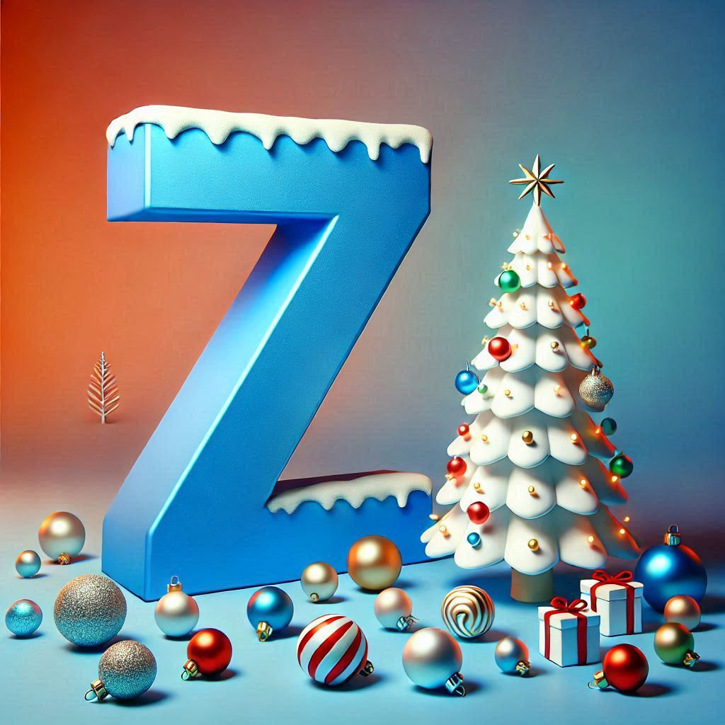 White Christmas tree — litera Z (wariant 2)