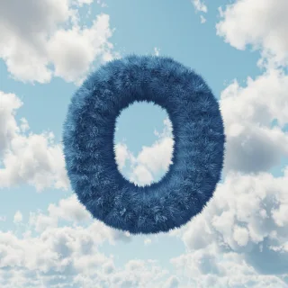 White clouds — litera O