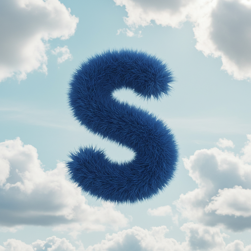 White clouds — litera S