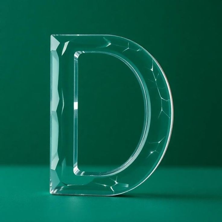 White glass — litera D
