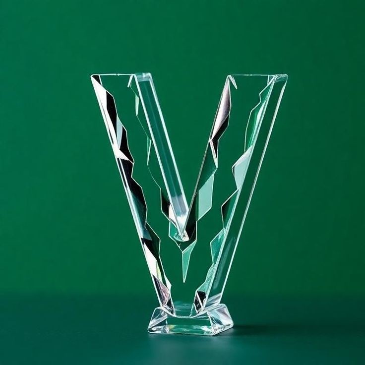 White glass — litera V