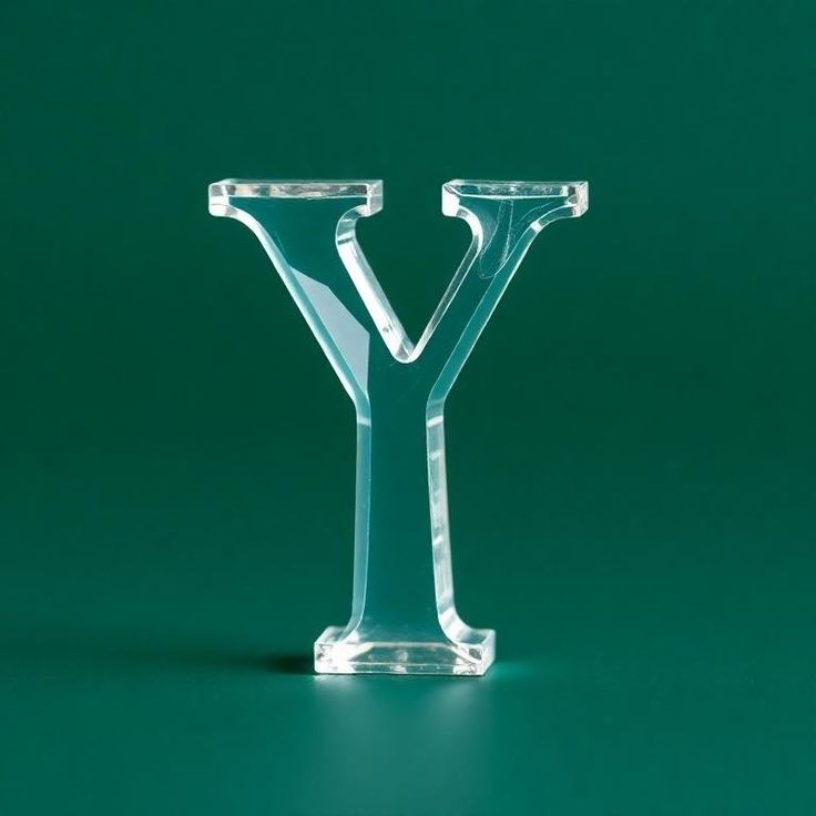White glass — litera Y