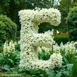 White lily of the valley — litera E