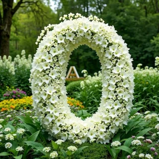 White lily of the valley — litera O
