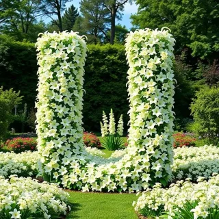 White lily of the valley — litera U