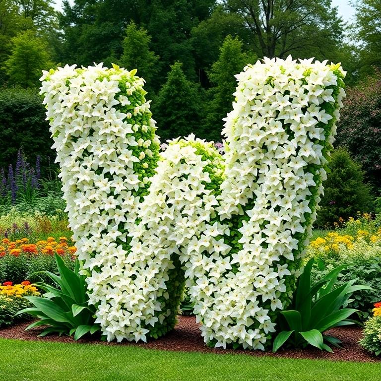 White lily of the valley — litera W