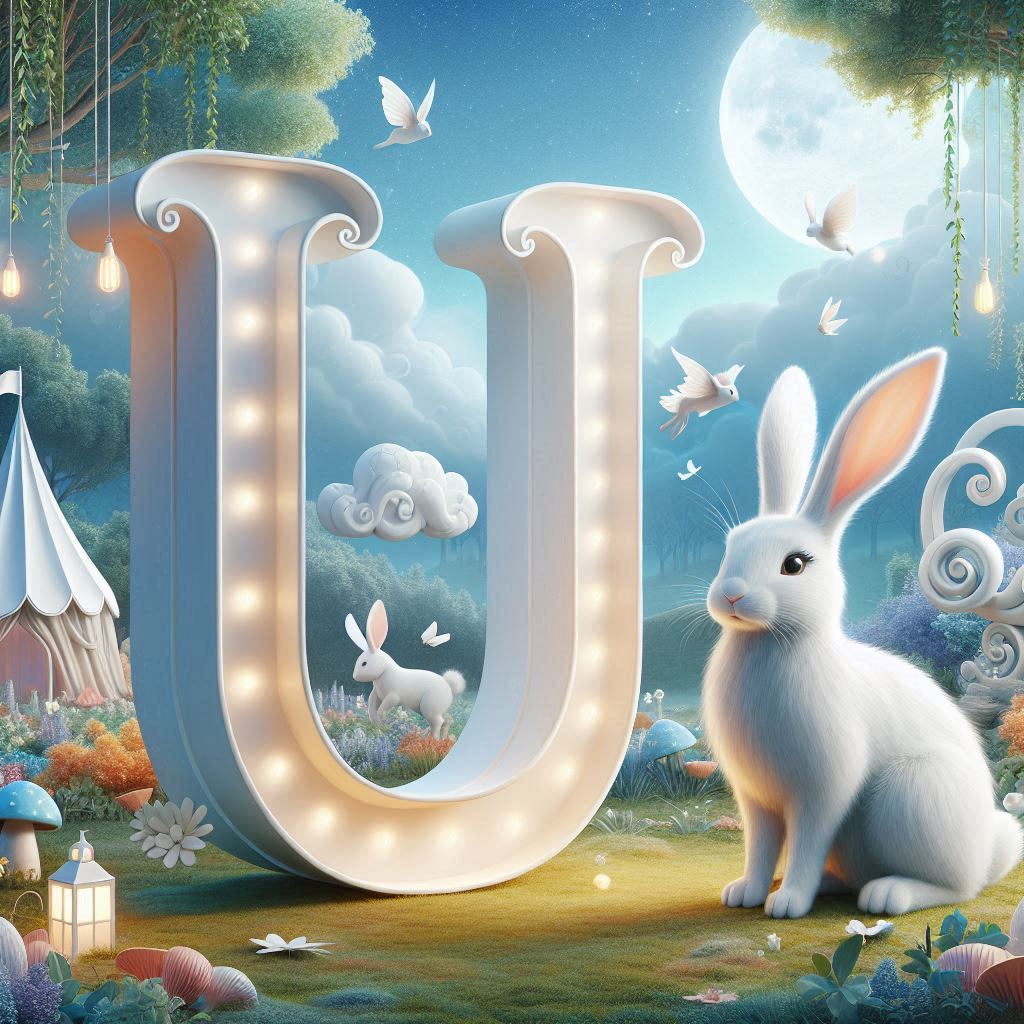 White rabbit — litera U