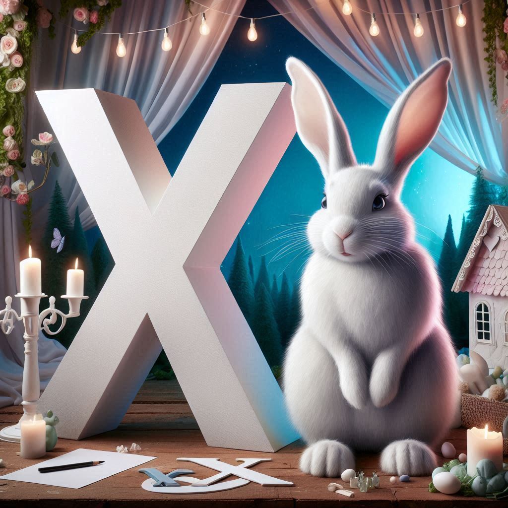 White rabbit — litera X
