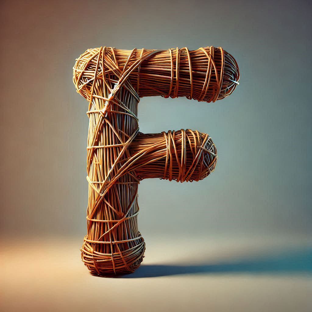 Wicker — litera F