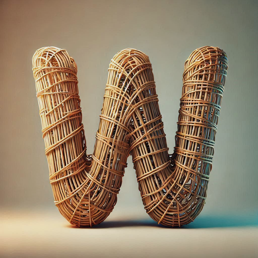 Wicker — litera W