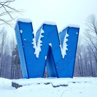 Winter — litera W