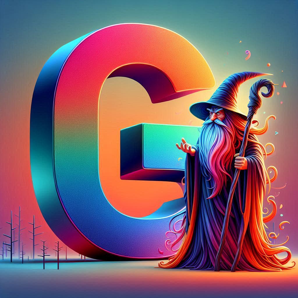 Wizard — litera G (wariant 2)