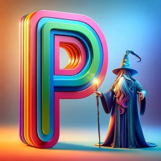 Wizard — litera P