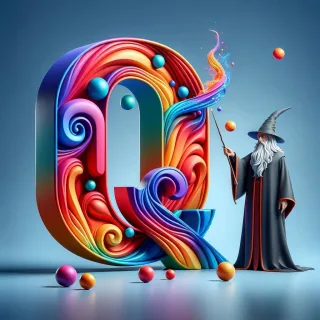 Wizard — litera Q