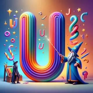 Wizard — litera U (wariant 2)
