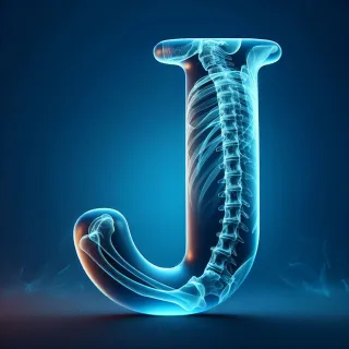 X-ray — litera J (wariant 2)