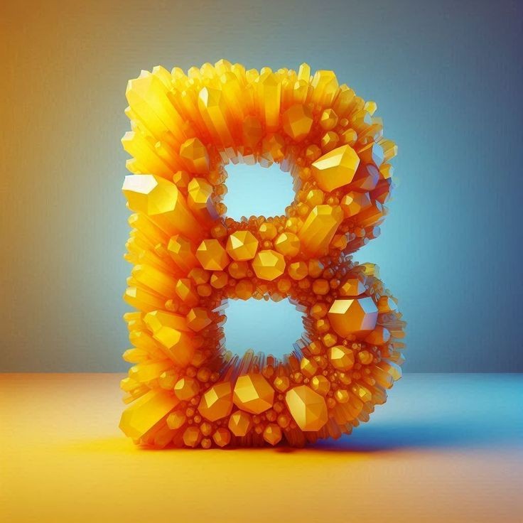 Yellow crystal — litera B