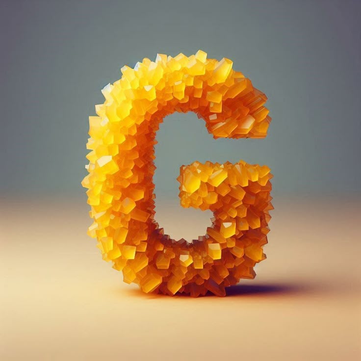 Yellow crystal — litera G