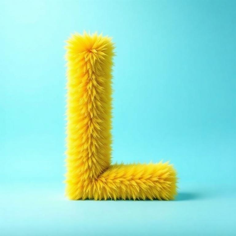 Yellow fur — litera L