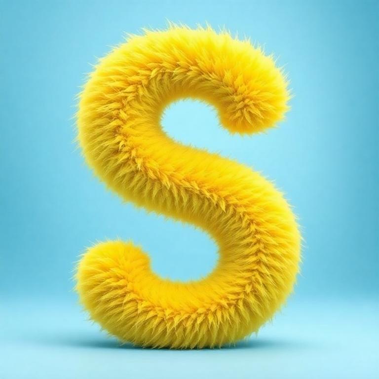 Yellow fur — litera S