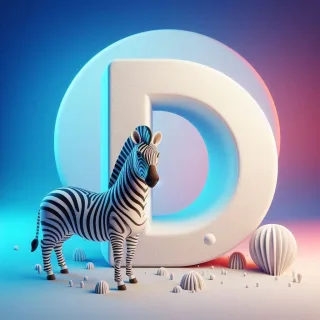 Zebra 2 — litera D